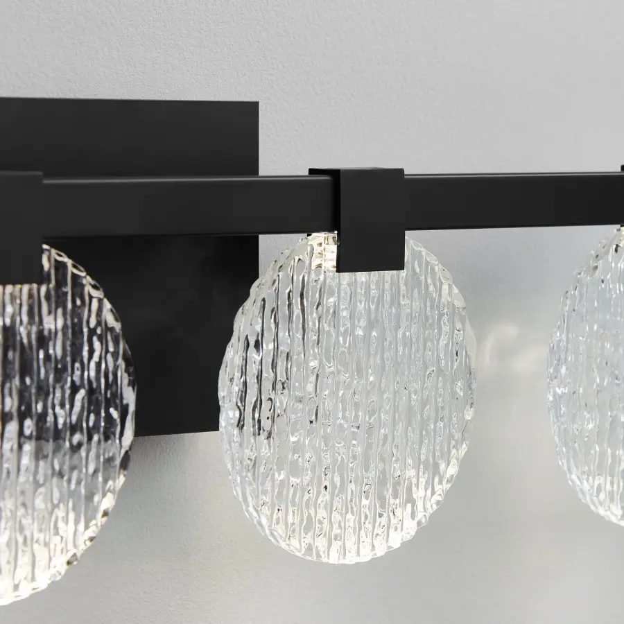 Axiom Four Light CCT LED Vanity in Black - Image 6