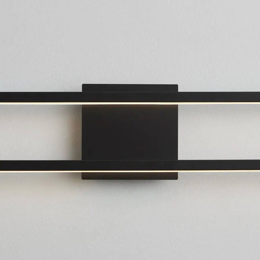 Xanni 36" LED Vanity Light in Black - Image 3