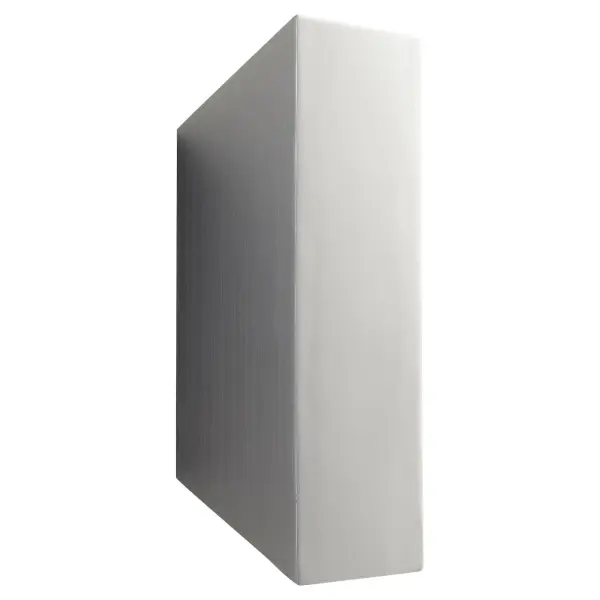 The DUO wall sconce combines modern square design with practical LED efficiency. Its adjustable color temperature (2700K-4000K) and satin nickel finish make it adaptable to various residential and commercial settings.