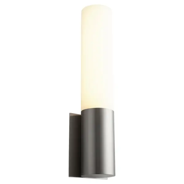 Magnum Glass Wall Sconce in Satin Nickel - Image 2