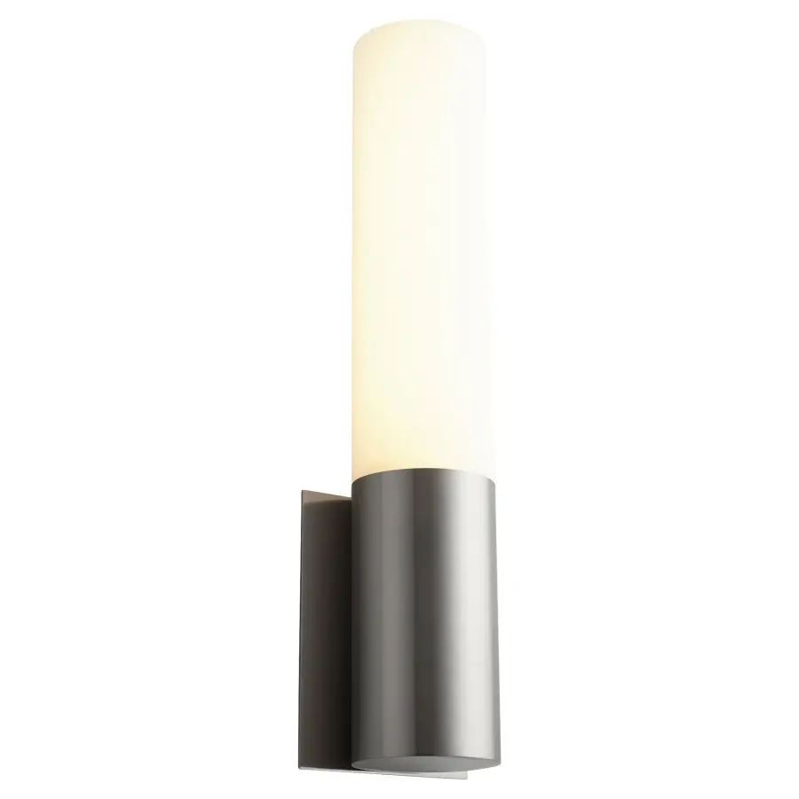 Magnum Glass Wall Sconce in Satin Nickel - Image 2