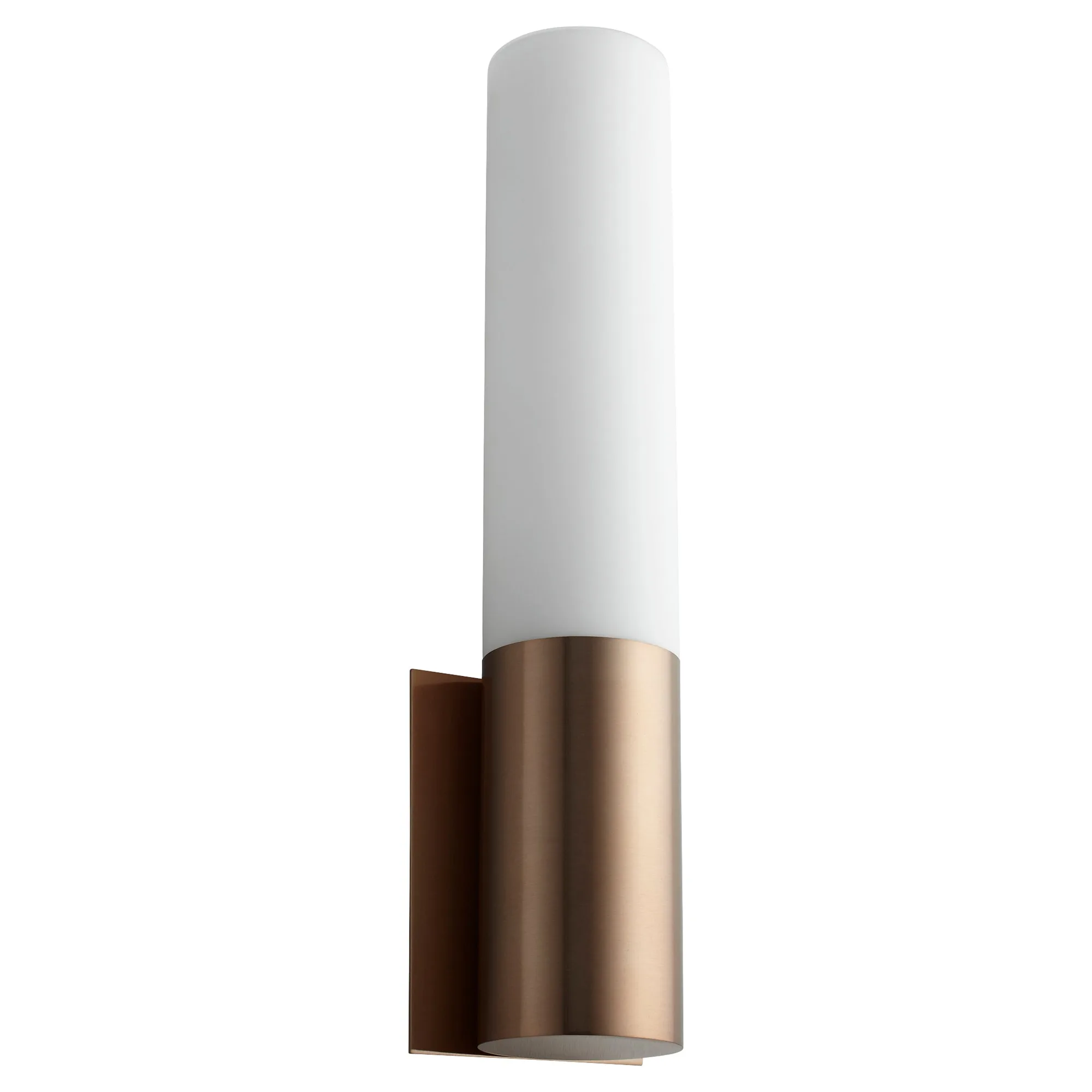 Magnum Glass Wall Sconce in Satin Copper