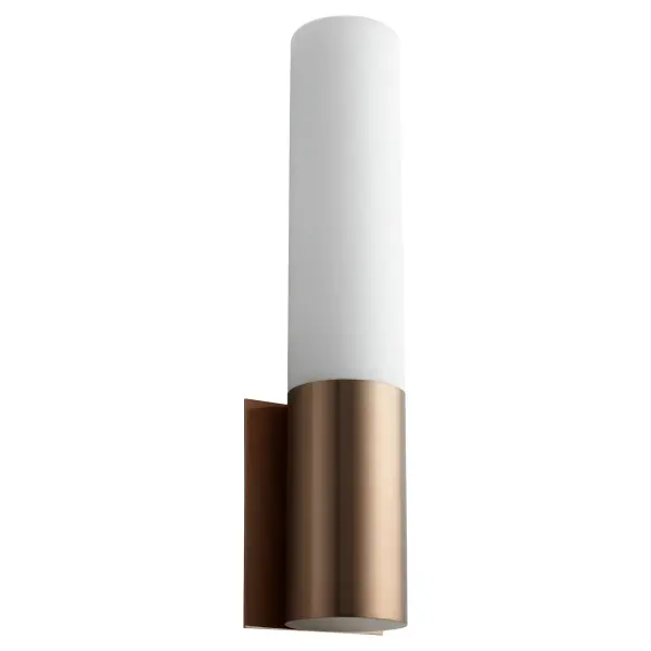 Magnum Glass Wall Sconce in Satin Copper - Image 1