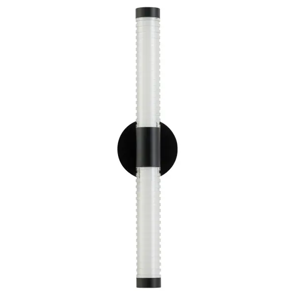 Vaden 22" 5CCT LED Sconce in Black - Image 1