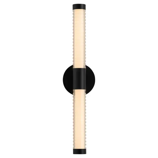 Vaden 22" 5CCT LED Sconce in Black - Image 2