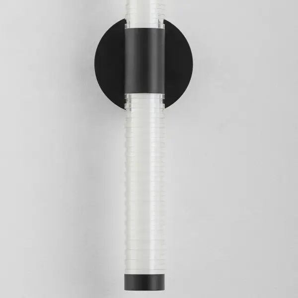 Vaden 22" 5CCT LED Sconce in Black - Image 3