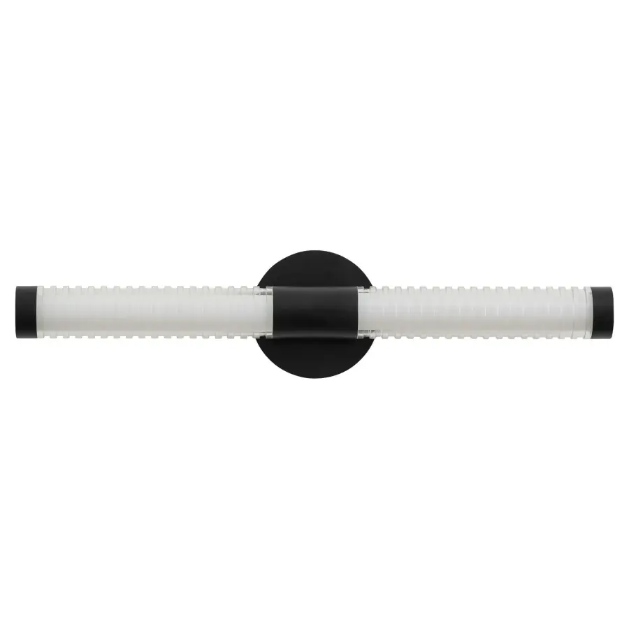 Vaden 22" 5CCT LED Sconce in Black - Image 4
