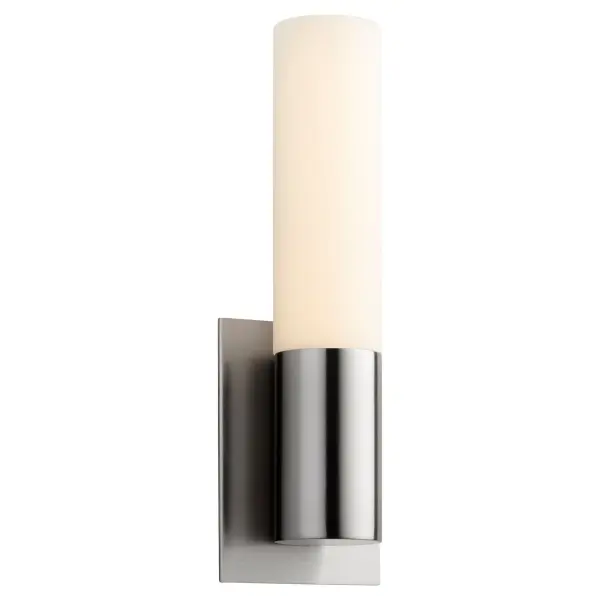 Magneta Glass Wall Sconce - Satin Nickel - Image 2