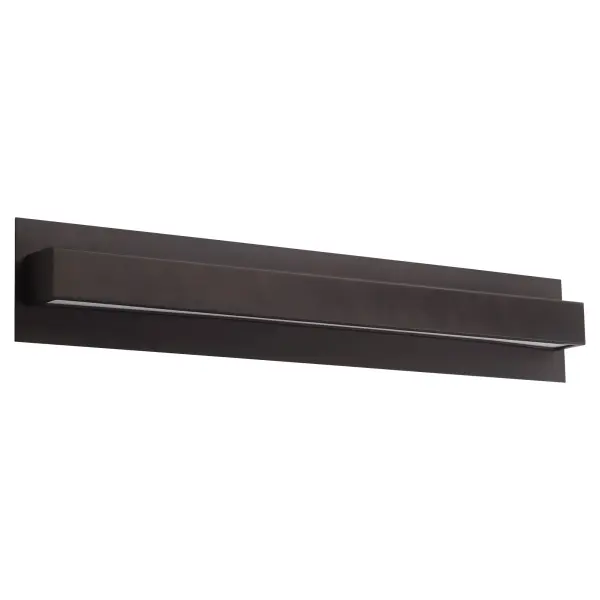 The Alcor vanity light delivers sophisticated bathroom illumination with its 26-inch span and warm 3000K color temperature. The reflective backplate design enhances light distribution while the polished nickel finish adds timeless elegance.