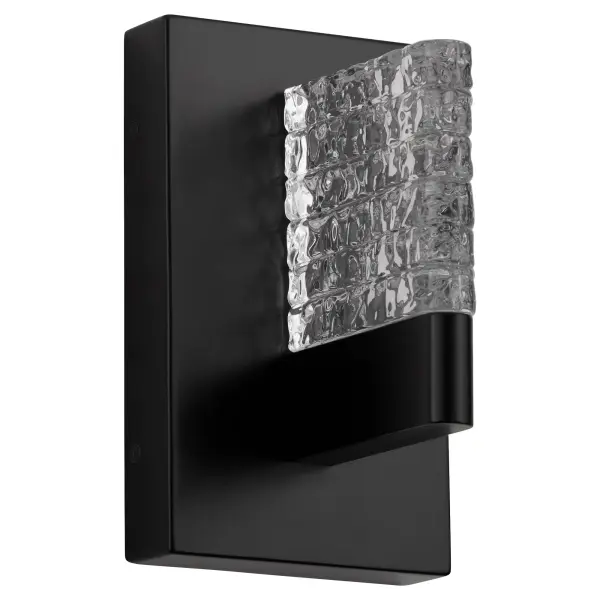Gamma 1 Light Wall Sconce in Black - Image 1