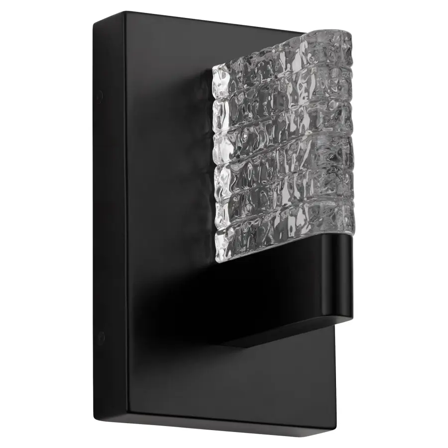 Gamma 1 Light Wall Sconce in Black - Image 1
