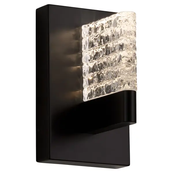 Gamma 1 Light Wall Sconce in Black - Image 2