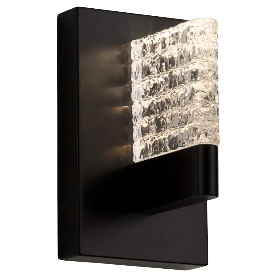 Gamma 1 Light Wall Sconce in Black - Image 2