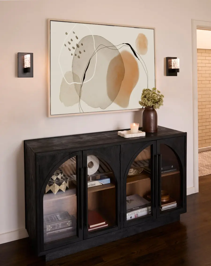 Gamma 1 Light Wall Sconce in Black - Image 5