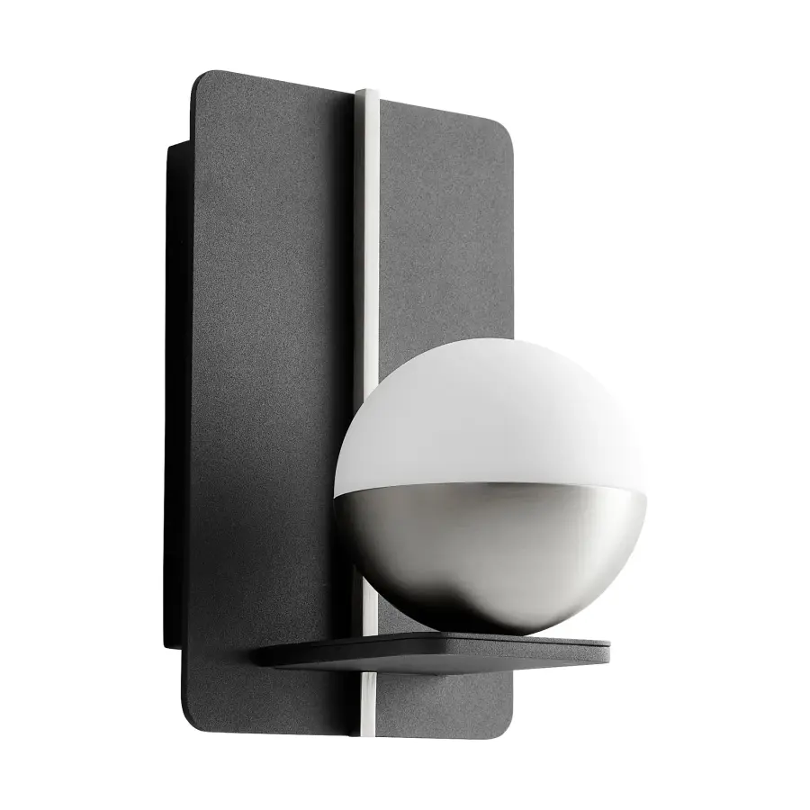 IOTA Wall Sconce - Black/Satin Nickel - Image 1