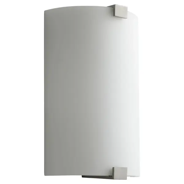 The Siren wall sconce combines contemporary design with practical functionality. Its satin nickel finish and matte white diffuser deliver soft, ambient 3000K lighting perfect for residential and hospitality settings.