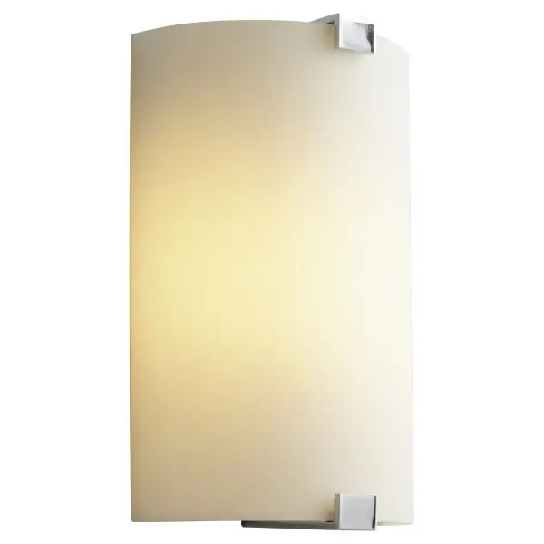 The Siren wall sconce combines polished chrome elegance with practical LED performance. Its ADA-compliant design and damp rating make it ideal for bathrooms and hallways, while the dimmable 2700K LED provides warm, ambient light. - alternate view