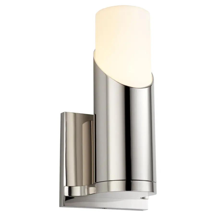 Ellipse Acrylic Wall Sconce - Polished Nickel