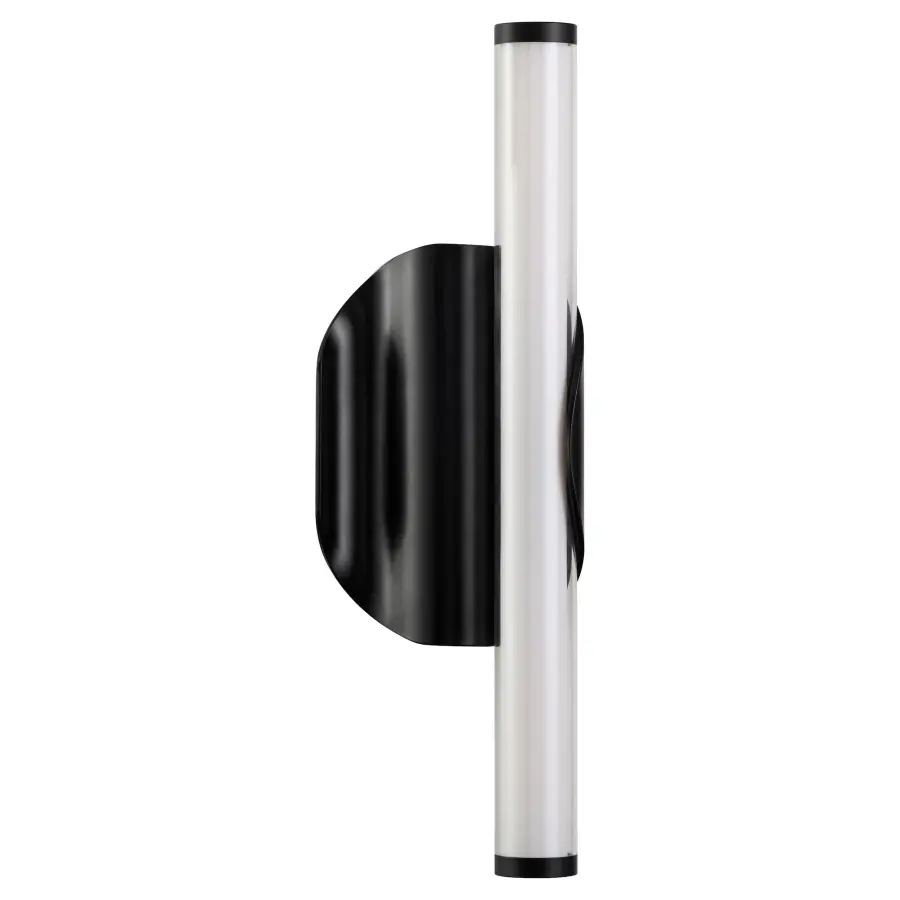 Ola 20" LED Wall Sconce in Matte Black - Image 1