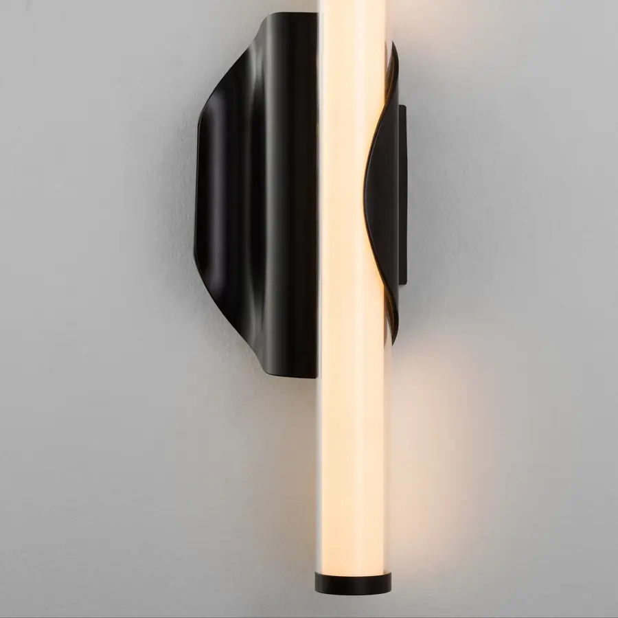 Ola 20" LED Wall Sconce in Matte Black - Image 3