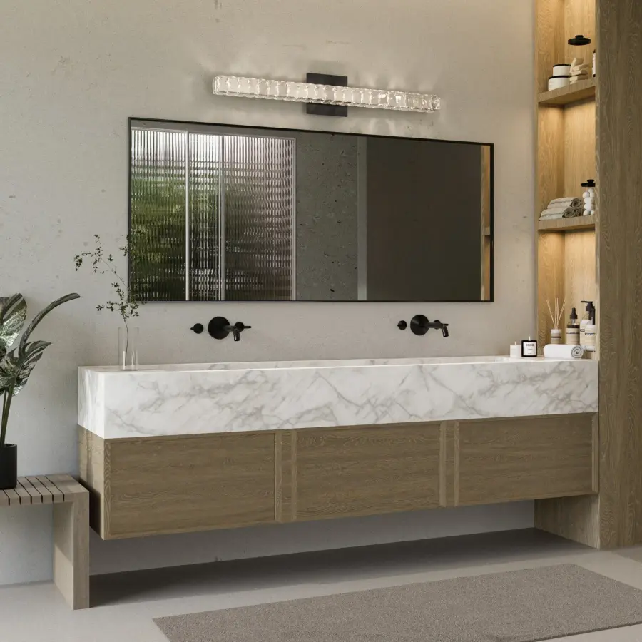 Elegant Contemporary Vanity Light with Adjustable Color Temperature - Image 8