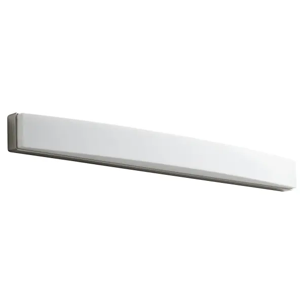 The Archer vanity light combines timeless design with contemporary LED technology. Its 26-inch width and warm 3000K color temperature provide ideal task lighting for bathroom vanities while the satin nickel finish adds understated elegance.