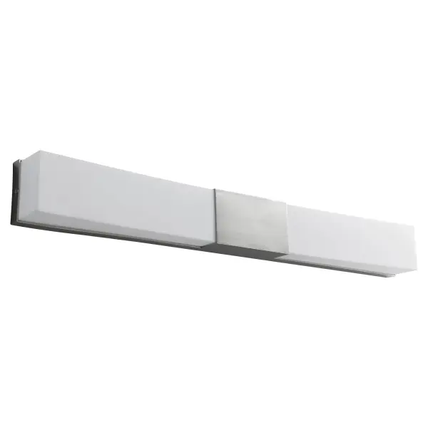 Crescent 3-Light Vanity in Satin Nickel - Image 1