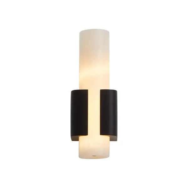 The Virtue sconce combines natural jade stone with sleek black metal for a sophisticated, spa-like aesthetic. Its CCT-adjustable LED (3000K/3500K/4000K) allows customization of light warmth, while genuine jade creates unique tonal variations in each fixture. - alternate view