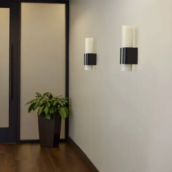Virtue 1-Light LED Wall Sconce in Black - Image 6