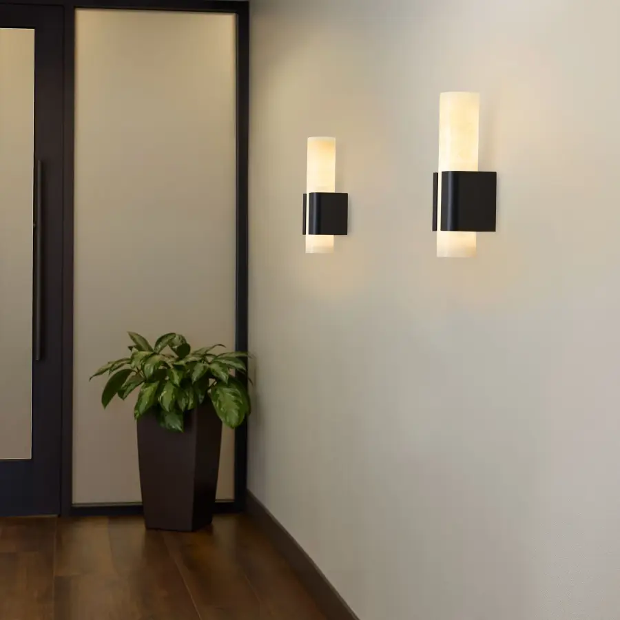 Virtue 1-Light LED Wall Sconce in Black - Image 7