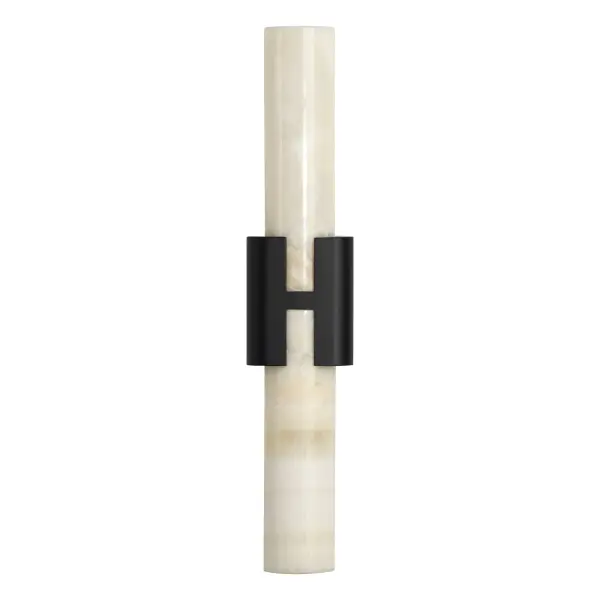 Virtue 2-Light LED Wall Sconce in Black - Image 1