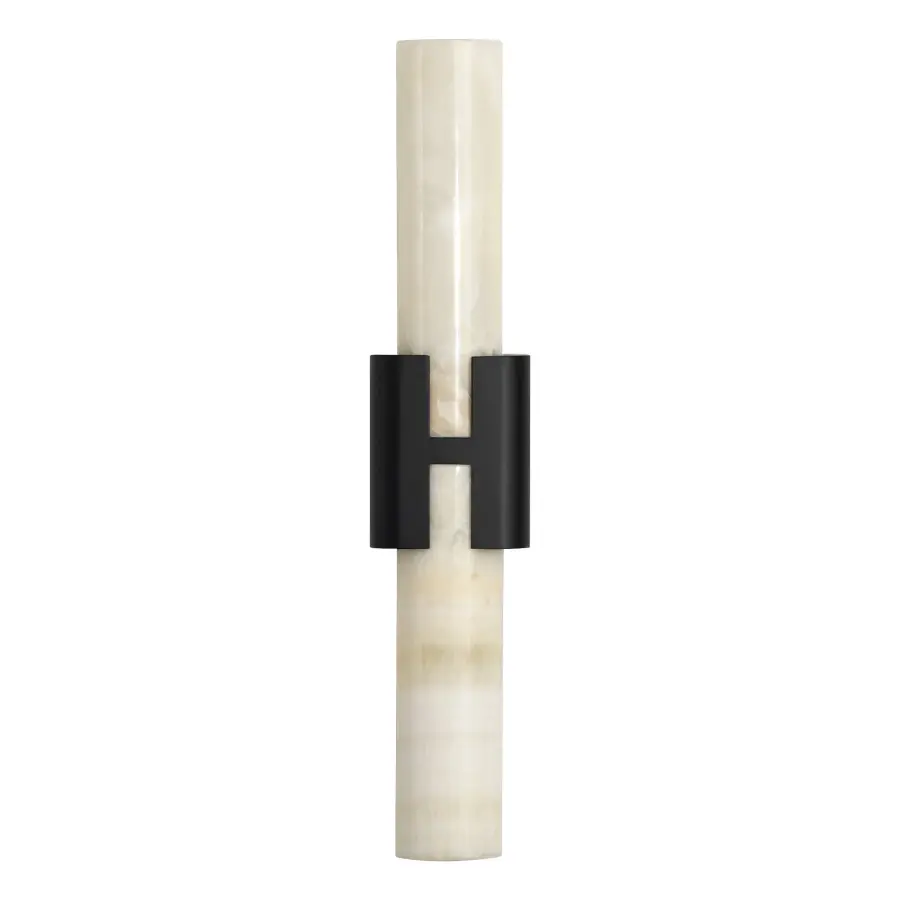 Virtue 2-Light LED Wall Sconce in Black - Image 1