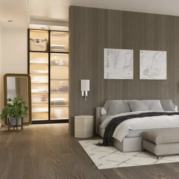 Sophisticated Wall Sconce with Bold Square Design and Warm LED Lighting - Image 3