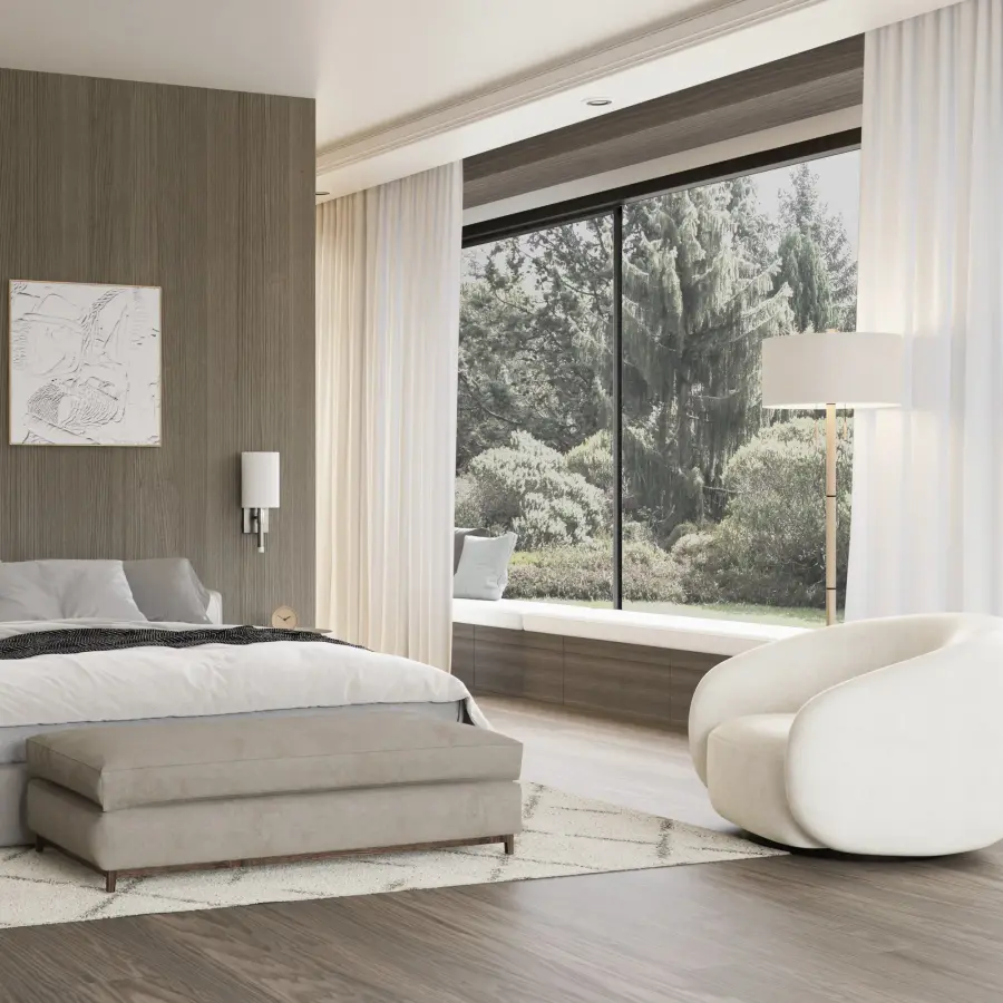 Sophisticated Wall Sconce with Bold Square Design and Warm LED Lighting - Image 4