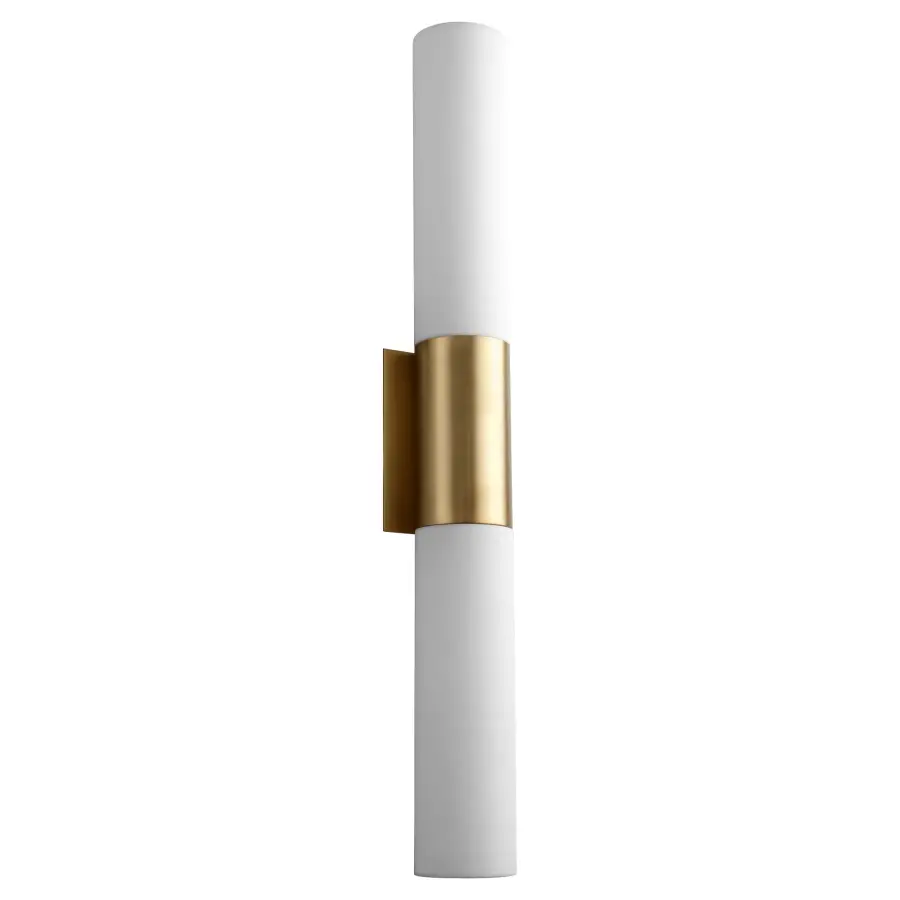 Magnum Acrylic Vanity Light - Aged Brass - Image 4