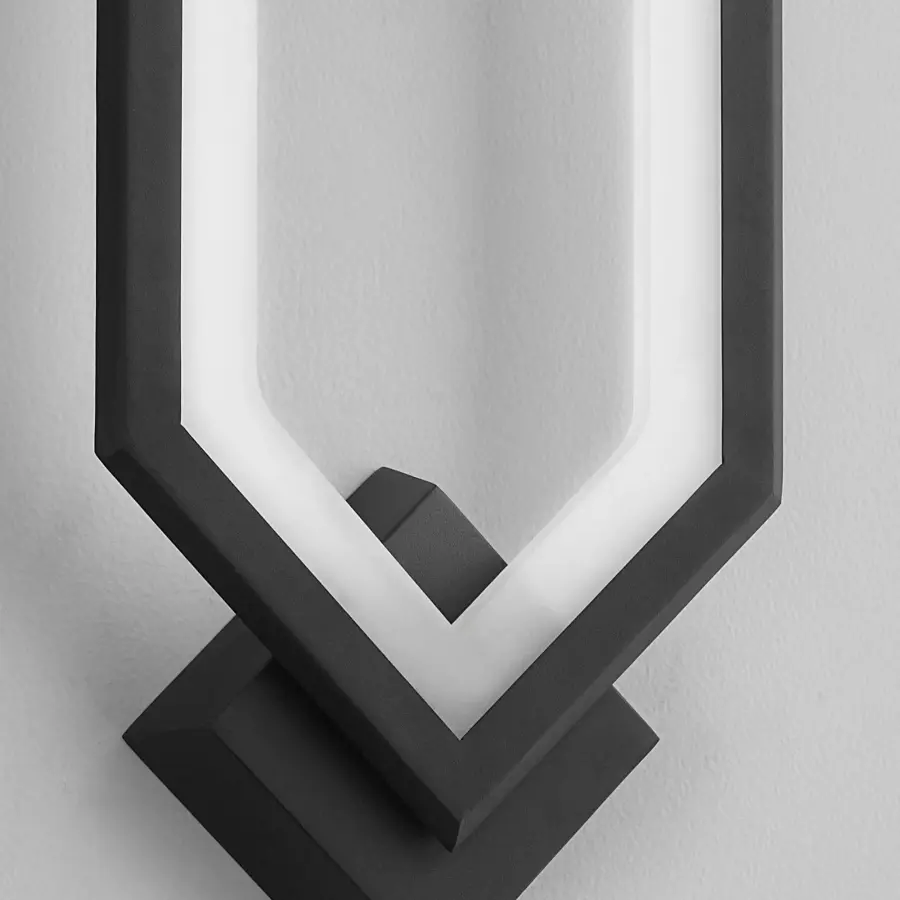 Modern Art Deco LED Sconce with Geometric Elegance - Image 5