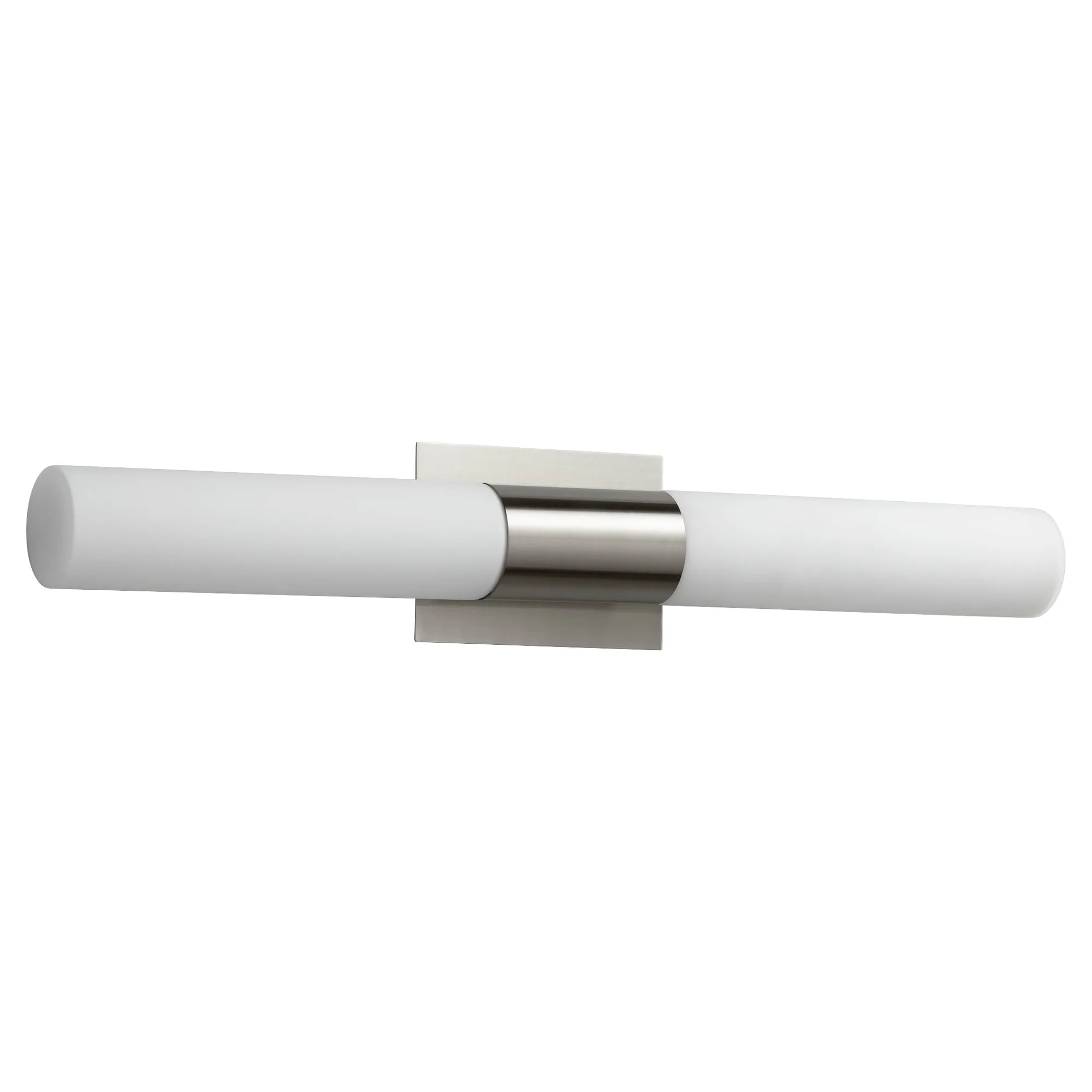Magneta Glass Vanity Light - Satin Nickel