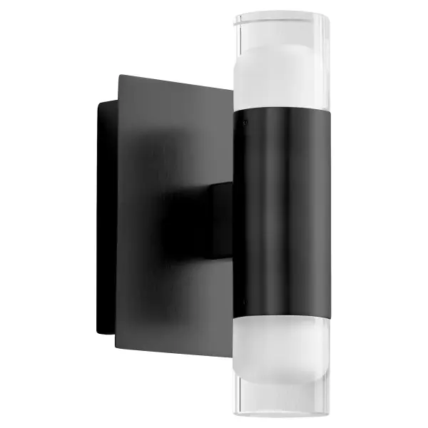 Alarum Two Light LED Wall Sconce in Black - Image 1