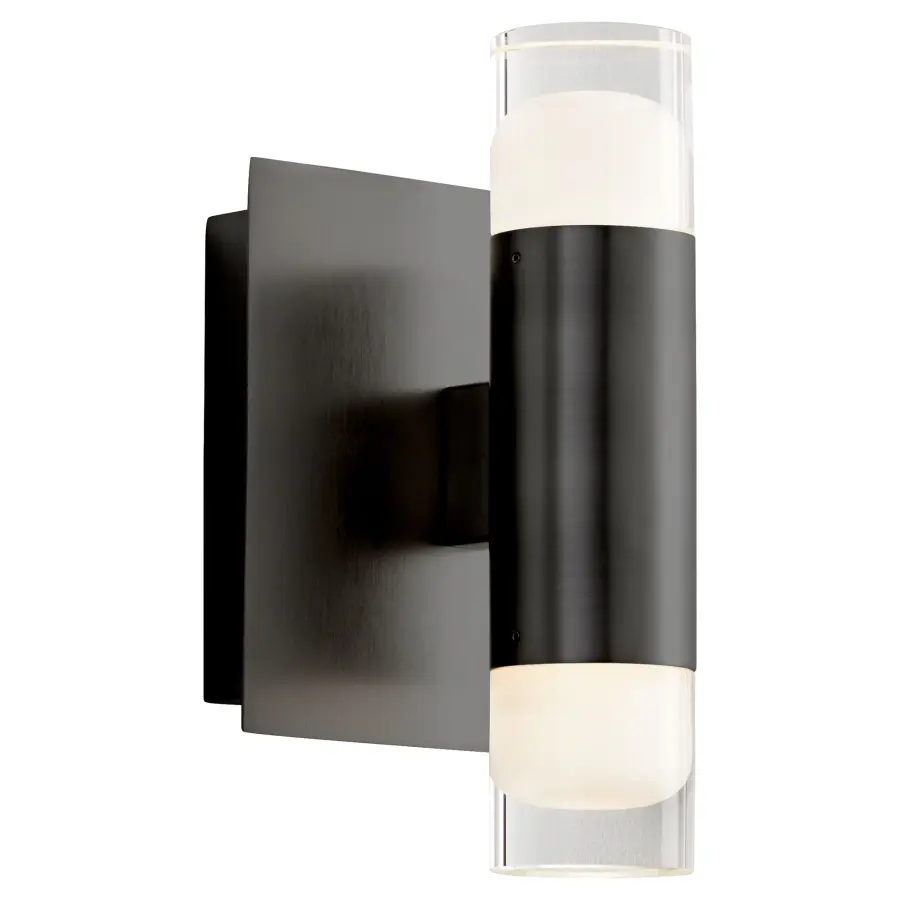 Alarum Two Light LED Wall Sconce in Black - Image 2