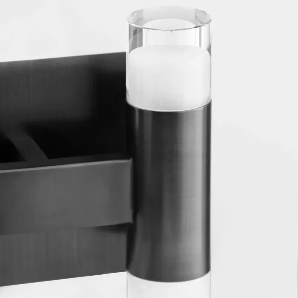 ALARUM Six Light LED Vanity in Black - Image 2