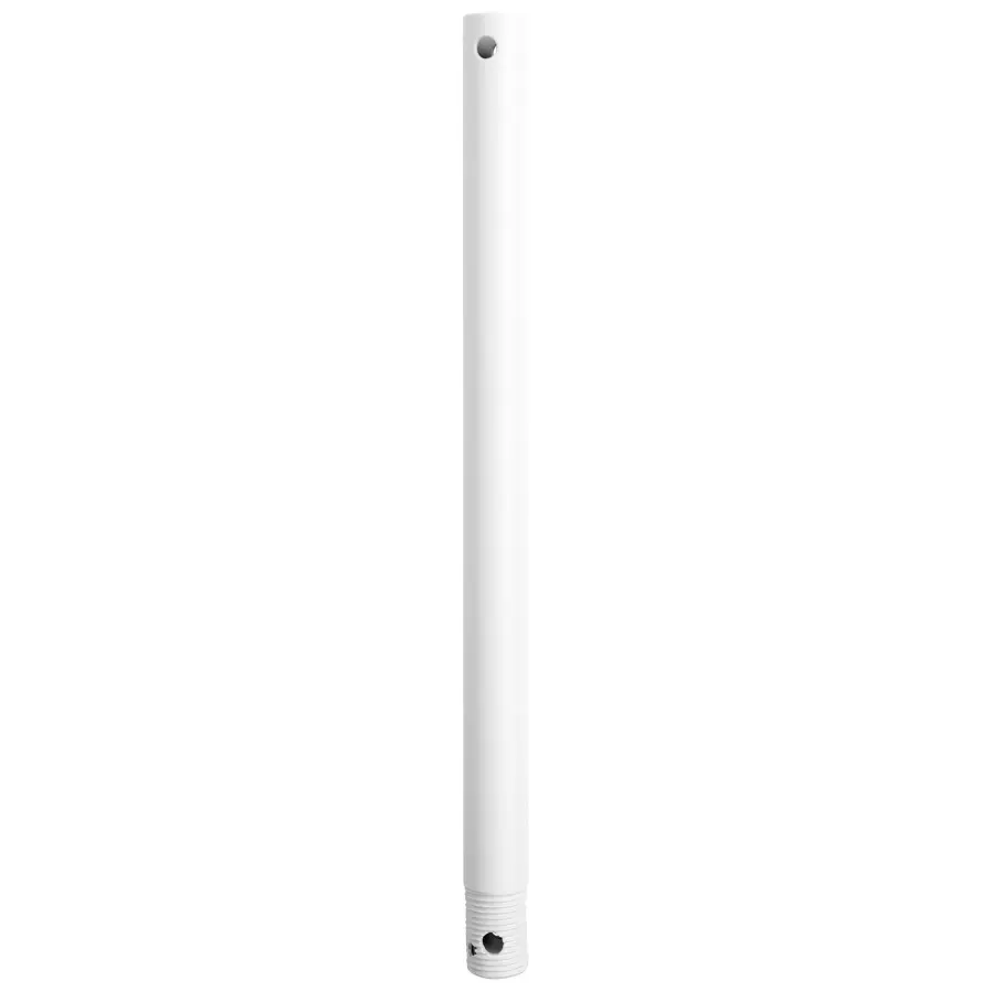 12" Ceiling Fan Downrod in White