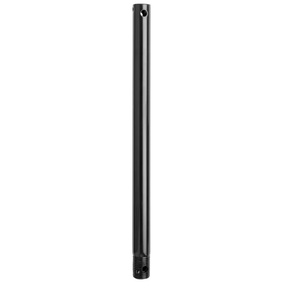 12" Ceiling Fan Downrod in Black