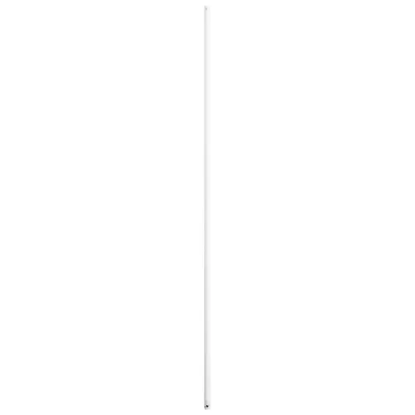 This 48-inch white downrod provides the necessary extension for ceiling fans in rooms with high ceilings, ensuring optimal air circulation and proper clearance. Clean white finish integrates seamlessly with most fan designs.