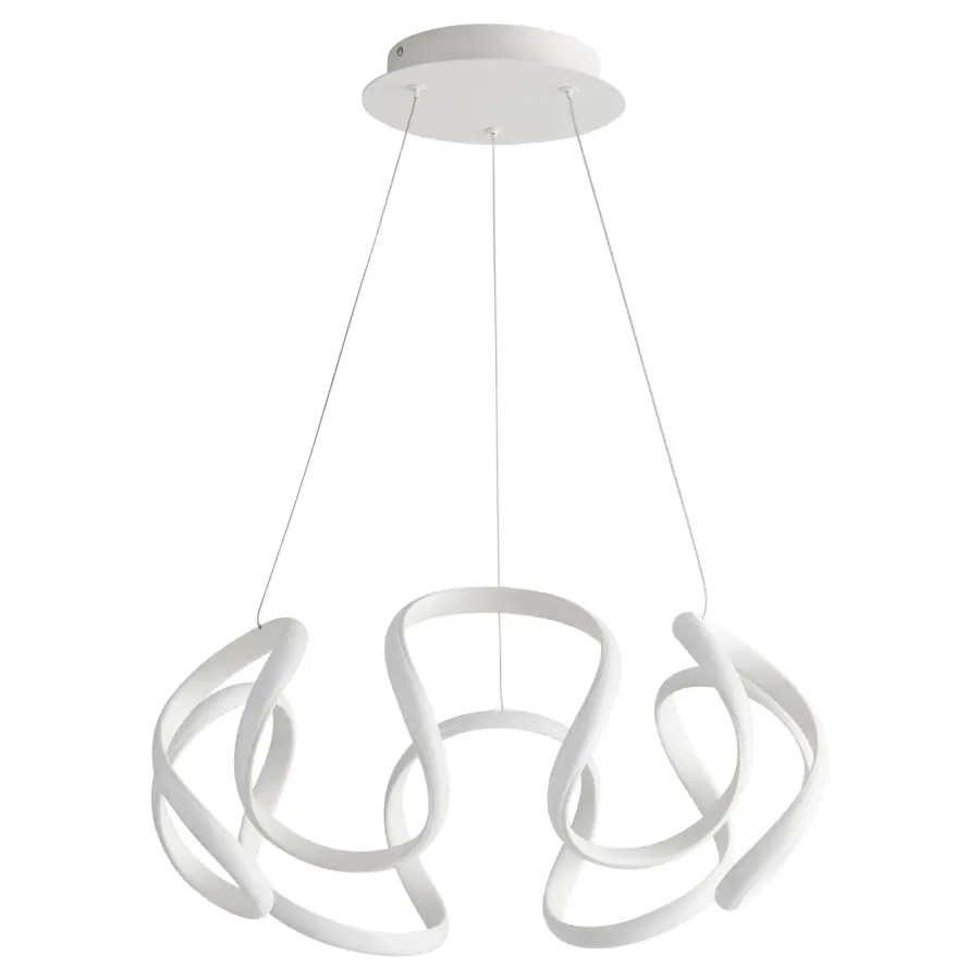 Cirro 22" Pendant Light in White - Image 1