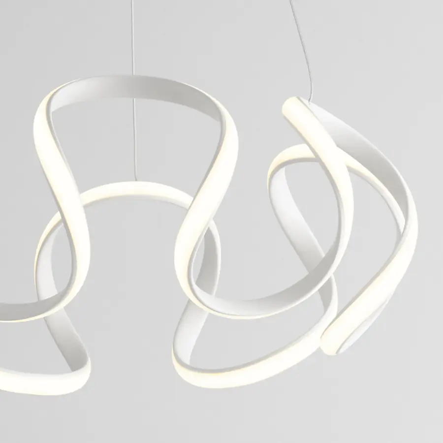 Cirro 22" Pendant Light in White - Image 3