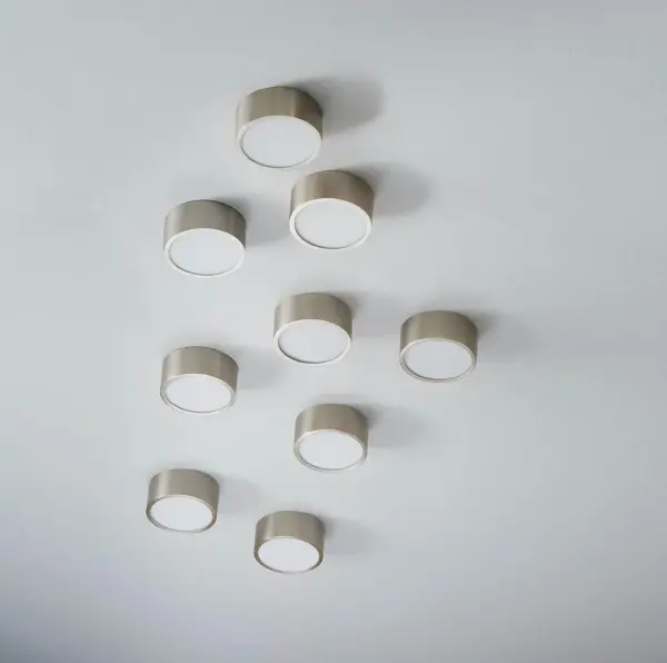 Peepers 5" LED Sconce/Ceiling Mount in Satin Nickel - Image 3