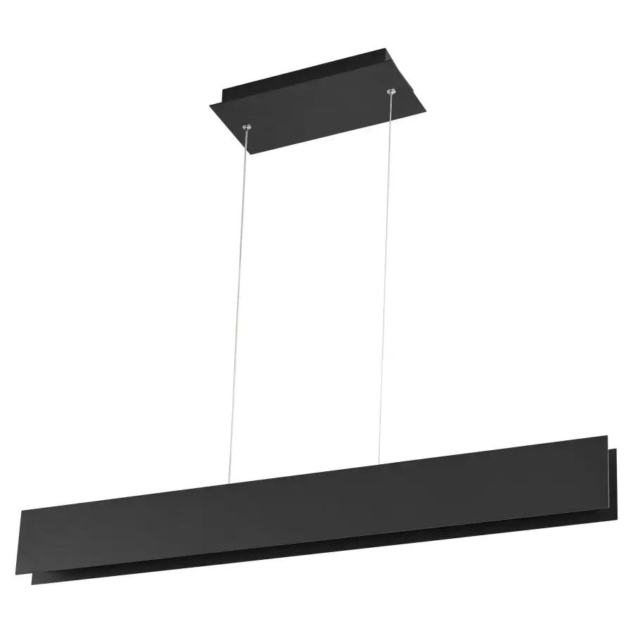 Sleek 36" Linear LED Pendant with Industrial Contemporary Appeal - Image 1