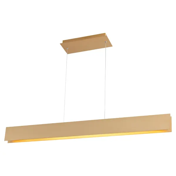 Sophisticated Linear LED Pendant with Industrial Luxury Appeal - Image 2