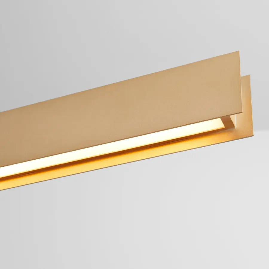 Sophisticated Linear LED Pendant with Industrial Luxury Appeal - Image 4
