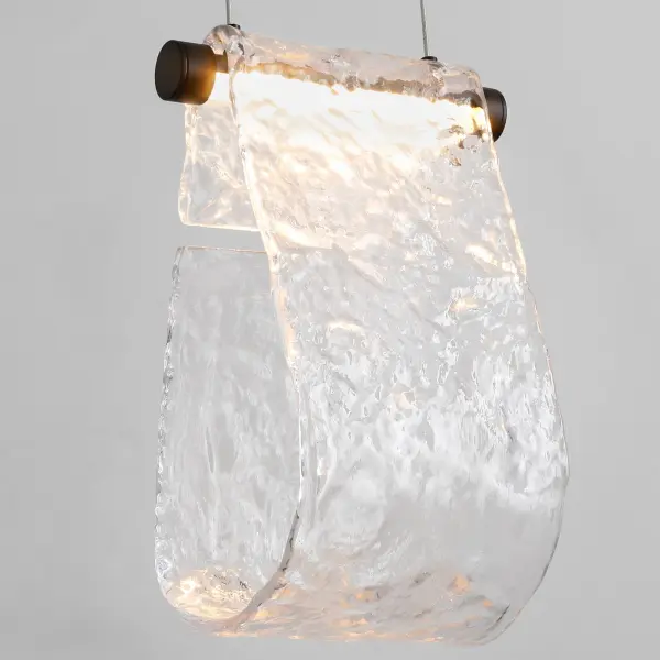 Veer 1 Light Pendant in Black - Image 3